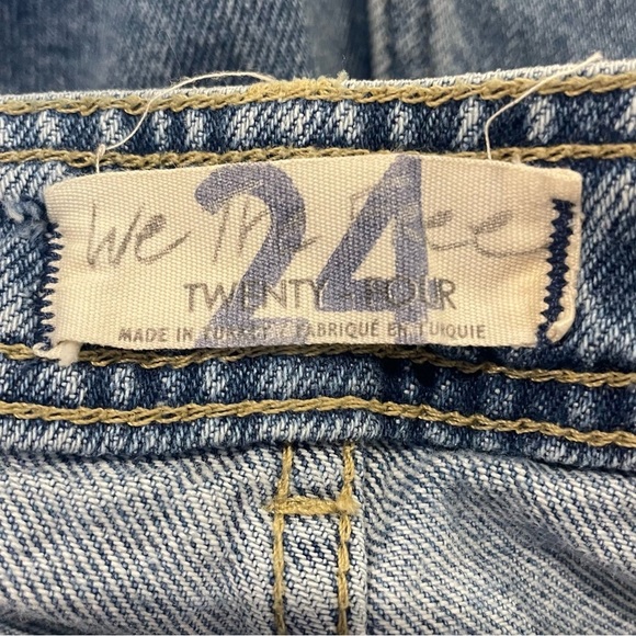 Free People | We The Free | Devon Wide Leg Crop Trouser Jeans in Vintage Blue - Picture 9 of 9